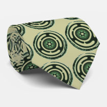 Hecate's Wheel (Green) Tie