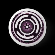 Hecate's Wheel (Purple) Buttons buttons