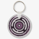 Hecate's Wheel (Purple) Keychain by Azodnem Hecate's Wheel (Purple) Keychain