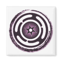 Hecate's Wheel (Purple) Magnets
