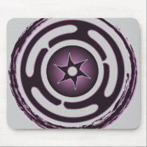 Hecate's Wheel (Purple) Mousepad mousepads