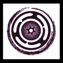 Hecate's Wheel (Purple) Print posters