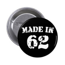 Hecho en 1962 pins