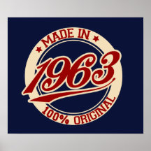 Hecho en 1963 posters