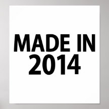 Hecho en 2014 posters