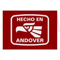 Hecho en Andover personalizado custom personalized Greeting Cards