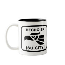 Hecho en Andover personalizado custom personalized Coffee Mugs