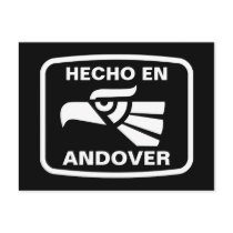 Hecho en Andover personalizado custom personalized Post Card