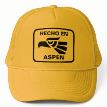 Hecho en Aspen personalizado custom personalized hats by hechoencamisetas Hecho en Aspen personalizado custom personalized hats