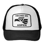 Hecho en Aspen personalizado custom personalized Trucker Hat