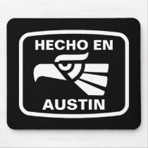 Hecho en Austin personalizado custom personalized Mouse Mats