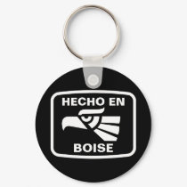 Hecho en Boise personalizado custom personalized keychains