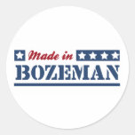 Hecho en Bozeman Etiqueta