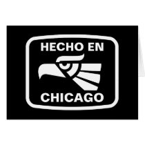 Hecho en Chicago personalizado custom personalized Cards