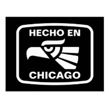 Hecho en Chicago personalizado custom personalized Postcards