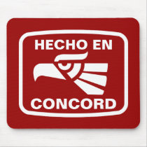 Hecho en Concord personalizado custom personalized mousepads