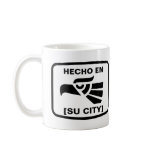 Hecho en Denver personalizado custom personalized mugs