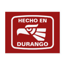 Hecho en Durango personalizado custom personalized Postcards