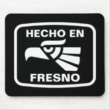 Hecho en Fresno personalizado custom personalized Mouse Pads