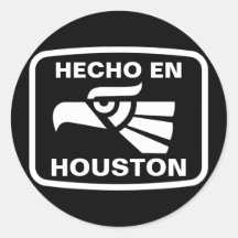 Hecho en Houston personalizado custom personalized Sticker