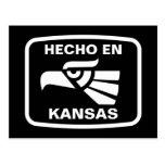 Hecho en Kansas personalizado custom personalized Post Card