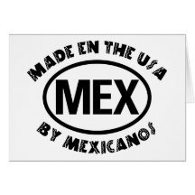 Hecho en los E.E.U.U. por Mexicano Tarjeta