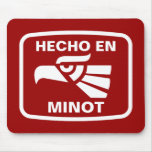 Hecho en Minot  personalizado custom personalized Mouse Mat