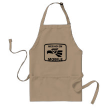 Hecho en Mobile personalizado custom personalized Aprons