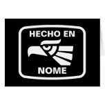 Hecho en Nome personalizado custom personalized Greeting Cards