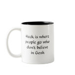 Heck & Gosh Coffee Mugs