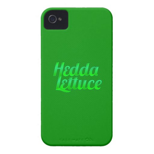 Hedda Lettuce iPhone Case-Mate Case (Green) iPhone 4 Cover
