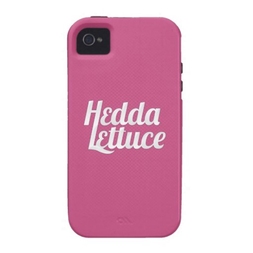 Hedda Lettuce iPhone Case-Mate Case (Pink) iPhone 4 Cases