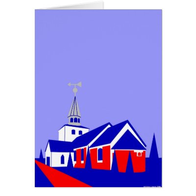 Hedensted Church Greeting Card by lonvig