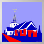 Hedensted Kirke - Hedensted Church Print