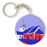 Hedensted Kirke - The Church in Hedensted Keychain