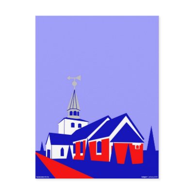 Hedensted Kirke - The Church in Hedensted Post Card by lonvig