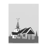 Hedensted Kirke - The Church in Hedensted Post Card