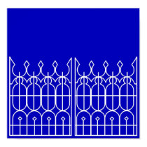 Hedensted Kirkegårds Låge - The Gate to Hedensted posters by lonvig Hedensted Kirkegårds Låge - The Gate to Hedensted posters