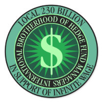 Hedge Fund Managers Union stickers