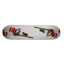 Hedge trimmer skateboard deck