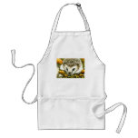 Hedgehog and yummy mushrooms aprons