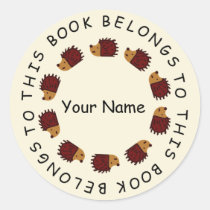 Hedgehog Back To School Sticker! stickers