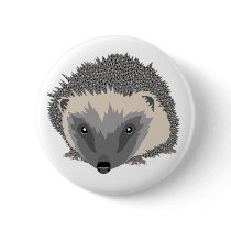 Hedgehog Badge Pinback Buttons