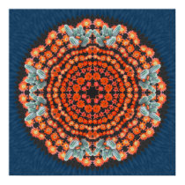 Hedgehog Cactus Mandala 2 Posters