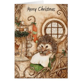Hedgehog Christmas - Part 1 Card