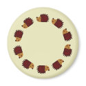 Hedgehog Crossing Magnet by BitsOfWhimsy Hedgehog Crossing Magnet