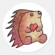 Hedgehog - Crystalized stickers
