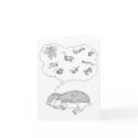 Hedgehog Dreams Greeting Card