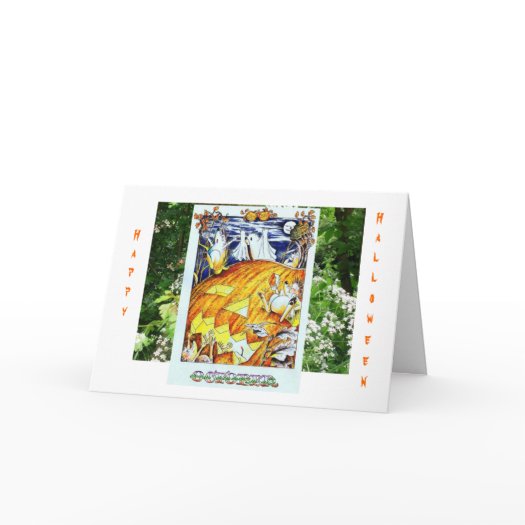 Hedgehog Halloween Card card