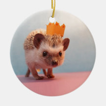 Hedgehog Happiness Christmas Ornament
